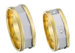 Bicolor Trouwringen