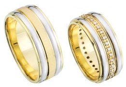 Bicolor Trouwringen