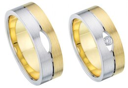 Bicolor Trouwringen