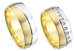 Bicolor Trouwringen