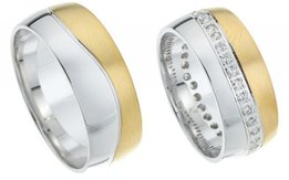 Bicolor Trouwringen