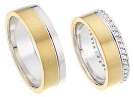 Bicolor Trouwringen