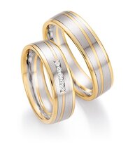 Luxe Bicolor Trouwringen