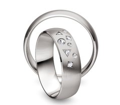 Trouwring witgoud luxe