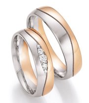 Bicolor Trouwringen Elegant