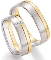 Moderne Bicolor Trouwringen