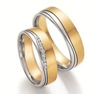 Bicolor Ring Briljanten