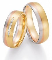Tricolor Trouwringen Tricolor Trouwringen