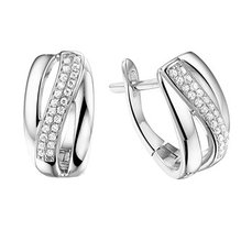 Gerhodineerd Klapcreolen zirkonia