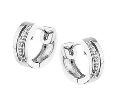 klapcreolen zilver zirkonia