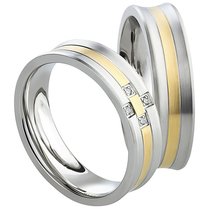 Stalen Ringen Bicolor