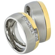 Stalen Ringen Bicolor