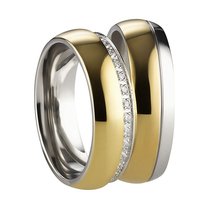 Stalen Ringen Bicolor