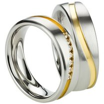 Stalen Ringen Bicolor