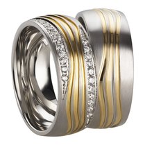 Stalen Ringen Bicolor