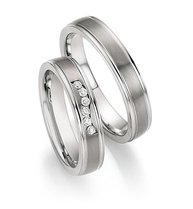 Trouwringen Staal/Titanium