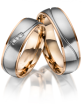 Stalen Ringen Bicolor