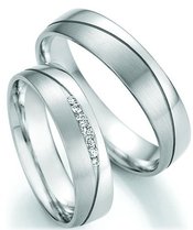 Witgouden trouwringen