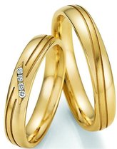 Geelgouden trouwringen Geelgouden trouwringen