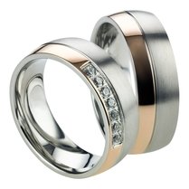 Stalen Ringen Bicolor