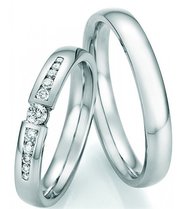 Witgouden trouwringen