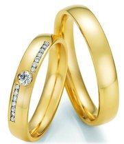 Geelgouden trouwringen Geelgouden trouwringen