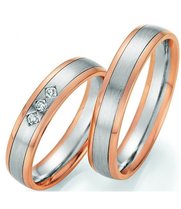 Gouden trouwringen bicolor
