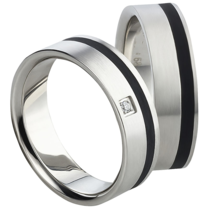 Stalen Ringen Bicolor