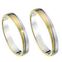 14 k Gouden Trouwringen + Gratis Briljant