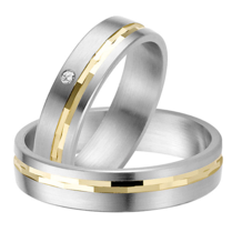 Goud met Stalen Ringen