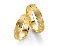 Geelgouden trouwringen Geelgouden trouwringen