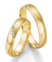Geelgouden trouwringen Geelgouden trouwringen