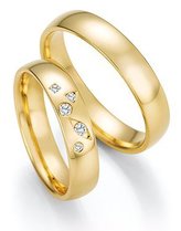 Geelgouden trouwringen