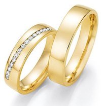 Geelgouden trouwringen