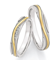 Goud met Stalen Ringen