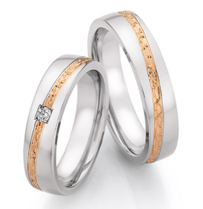 Goud met Stalen Ringen