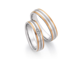 Goud met Stalen Ringen