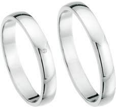 Witgouden trouwringen