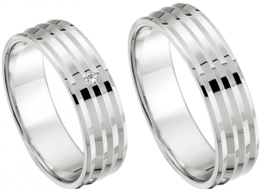 Trouwringen witgoud speciaal