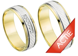 Bicolor Trouwringen