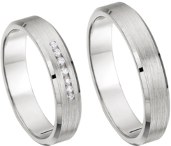 Witgouden trouwringen