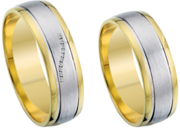 Bicolor Trouwringen Bicolor Trouwringen