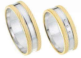 Bicolor Trouwringen
