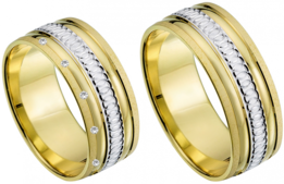 Bicolor Trouwringen Bicolor Trouwringen