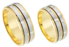 Bicolor Trouwringen Bicolor Trouwringen