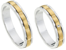 Bicolor Trouwringen Bicolor Trouwringen