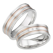 Trouwringen goud en zilver Trouwringen goud en zilver