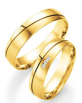 Geelgouden Trouwring Modern Geelgouden Trouwring Modern