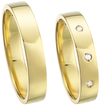 Geelgouden trouwringen