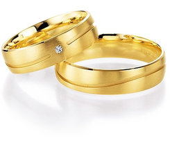 Goedkope geelgouden Trouwringen